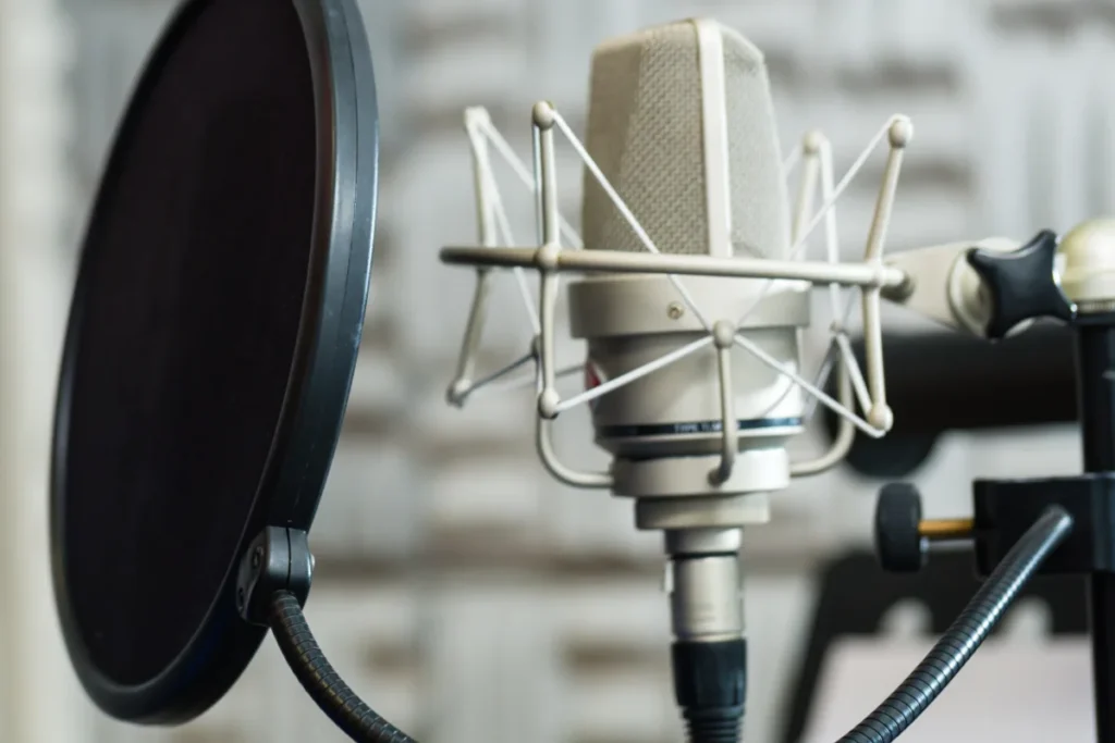 microphone in studio